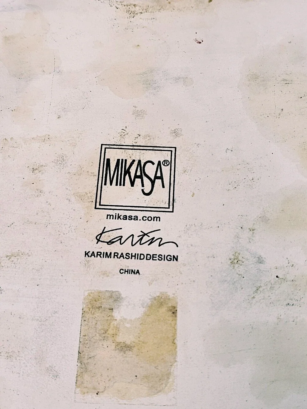 Vintage Mikasa Opus Black Vanity/ Serving Tray